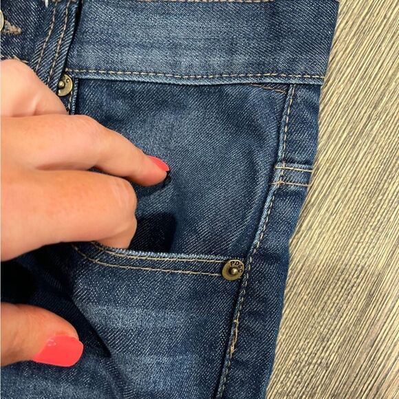 Paper Denim & Cloth Boys Straight Leg Jeans Whisker Denim Medium Wash Size 12 - Picture 8 of 10